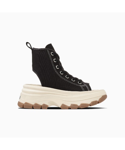 CONVERSE(コンバース)の「CONVERSE ALL STAR TREKWAVE CUTOUT SANDAL(コンバース オールスター トレックウエーブ カットアウト サンダル)(サンダル・レディース・ブラック系/ブラック・25cm/24cm/23cm)」の4枚目の写真