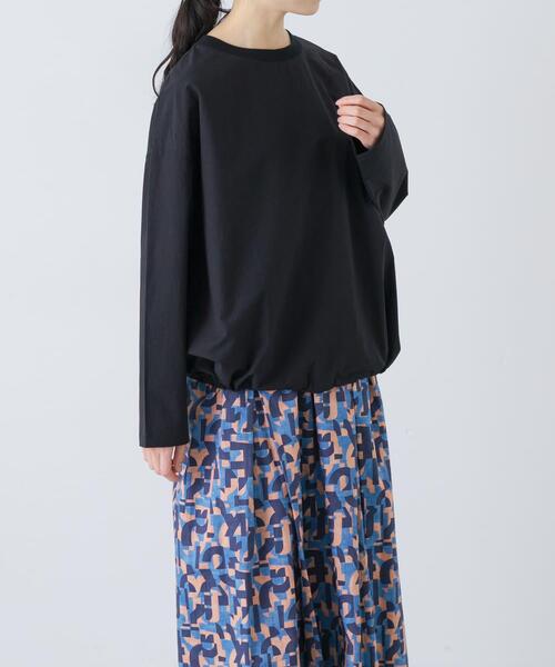 かぐれ（カグレ）の「タイプライタードロストプルオーバー（シャツ/ブラウス・レディース・ブラック/グレー系その他・FREE）」の2枚目の写真