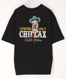 限定展開 CHILLAX/チラックス BETTYサガラ刺繍LOGO TEE