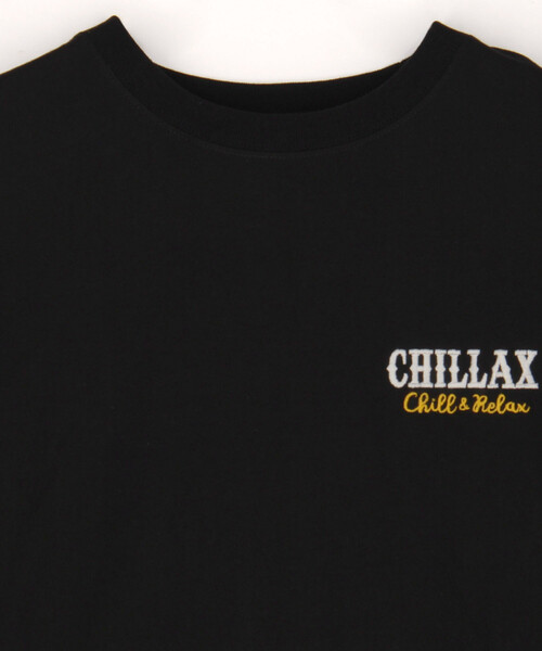 FREAK'S STORE(フリークスストア)の「限定展開 CHILLAX/チラックス BETTYサガラ刺繍LOGO TEE(Tシャツ/カットソー・メンズ・ホワイト/ブラック・X-LARGE/LARGE/MEDIUM)」の4枚目の写真
