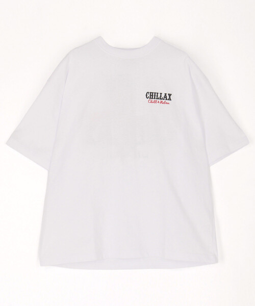 FREAK'S STORE(フリークスストア)の「限定展開 CHILLAX/チラックス BETTYサガラ刺繍LOGO TEE(Tシャツ/カットソー・メンズ・ホワイト/ブラック・X-LARGE/LARGE/MEDIUM)」の8枚目の写真