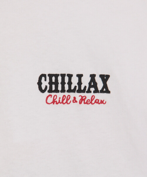 FREAK'S STORE(フリークスストア)の「限定展開 CHILLAX/チラックス BETTYサガラ刺繍LOGO TEE(Tシャツ/カットソー・メンズ・ホワイト/ブラック・X-LARGE/LARGE/MEDIUM)」の9枚目の写真