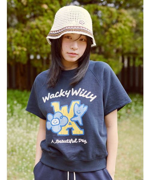 Wacky WiLLy(ワッキーウィリー)の「ウーマンズキキアンドリリースウェット半袖Tシャツダークネイビー(Tシャツ/カットソー・レディース・その他・F)」の1枚目の写真