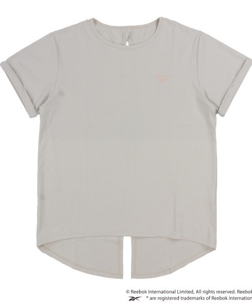 Reebok（リーボック）の「【別注】リーボック  REEBOK CROSS TEE 限定コラボ（Tシャツ/カットソー・レディース・ピンク/チャコールグレー/アイボリー・M/L）」の2枚目の写真