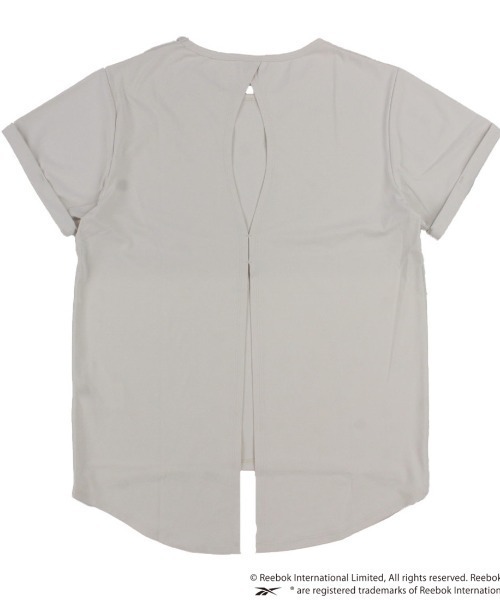 Reebok（リーボック）の「【別注】リーボック  REEBOK CROSS TEE 限定コラボ（Tシャツ/カットソー・レディース・ピンク/チャコールグレー/アイボリー・M/L）」の6枚目の写真