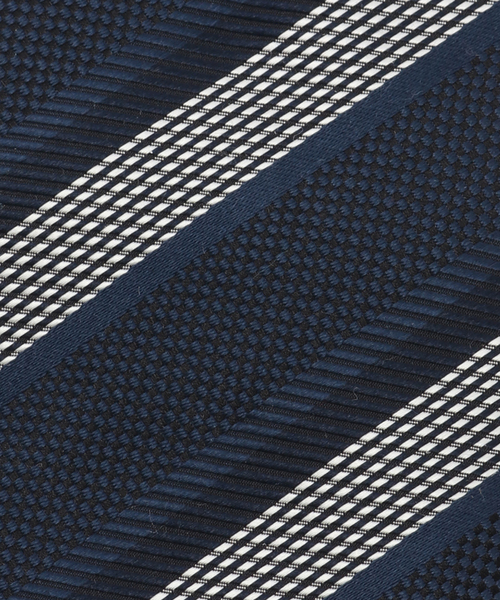 EDIFICE(エディフィス)の「PB バスケットストライプタイ(ネクタイ・メンズ・ネイビー/ブラウン・FREE)」の5枚目の写真