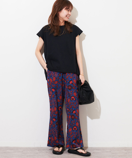 JOURNAL STANDARD relume（ジャーナルスタンダード　レリューム）の「《WEB限定追加》アフリカンフラワープリントパンツ（その他パンツ・レディース・レッド/ブルー・FREE）」の10枚目の写真