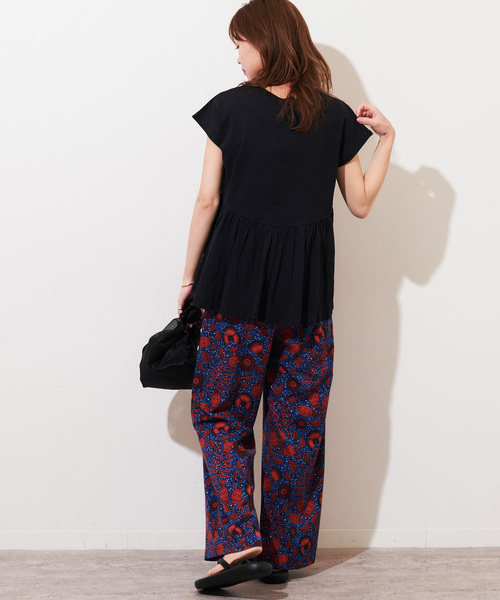 JOURNAL STANDARD relume（ジャーナルスタンダード　レリューム）の「《WEB限定追加》アフリカンフラワープリントパンツ（その他パンツ・レディース・レッド/ブルー・FREE）」の13枚目の写真