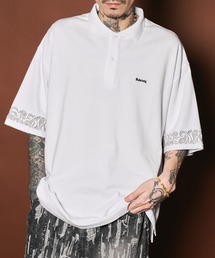 Subciety（サブサエティ）の「Sleeve embroidery polo shirt（ポロシャツ）」