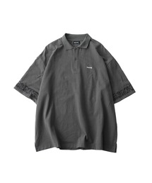 Subciety（サブサエティ）の「Sleeve embroidery polo shirt（ポロシャツ）」