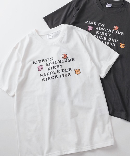 make a ray!(メイク ア レイ!)の「【71】星のカービィ ワドルディ クイックドライ クルーネックTシャツ/ユニセックス/レディース/メンズ(S)(Tシャツ/カットソー・レディース・ネイビー/ピンク/チャコールグレー/オレンジ/アイボリー/グレー系その他/ブラック/ブルー系その他/ベージュ/グレー系その他2/ブルー/アッシュグレー/ブラック系その他/ライトグレー/ホワイト系その他/ホワイト・L/M)」の3枚目の写真