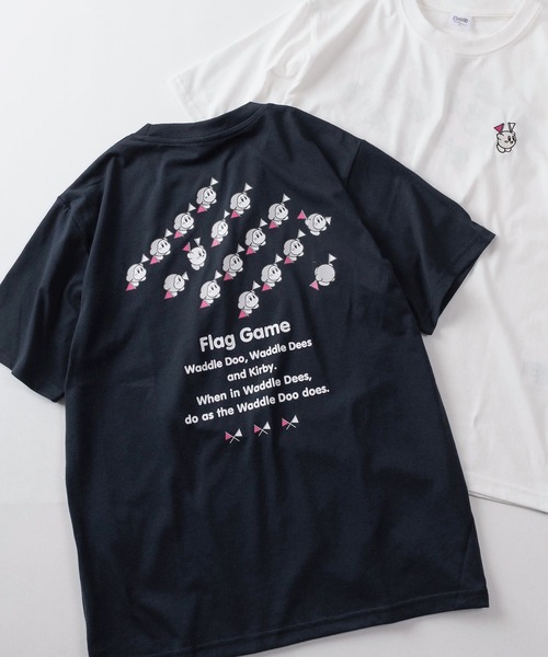make a ray!(メイク ア レイ!)の「【71】星のカービィ ワドルディ クイックドライ クルーネックTシャツ/ユニセックス/レディース/メンズ(S)(Tシャツ/カットソー・レディース・ネイビー/ピンク/チャコールグレー/オレンジ/アイボリー/グレー系その他/ブラック/ブルー系その他/ベージュ/グレー系その他2/ブルー/アッシュグレー/ブラック系その他/ライトグレー/ホワイト系その他/ホワイト・L/M)」の15枚目の写真