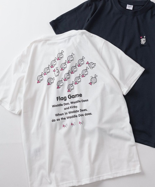 make a ray!(メイク ア レイ!)の「【71】星のカービィ ワドルディ クイックドライ クルーネックTシャツ/ユニセックス/レディース/メンズ(S)(Tシャツ/カットソー・レディース・ネイビー/ピンク/チャコールグレー/オレンジ/アイボリー/グレー系その他/ブラック/ブルー系その他/ベージュ/グレー系その他2/ブルー/アッシュグレー/ブラック系その他/ライトグレー/ホワイト系その他/ホワイト・L/M)」の2枚目の写真