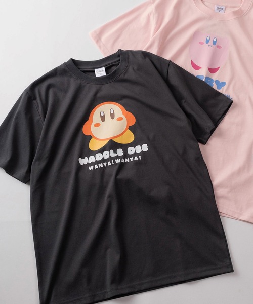 make a ray!(メイク ア レイ!)の「【71】星のカービィ ワドルディ クイックドライ クルーネックTシャツ/ユニセックス/レディース/メンズ(S)(Tシャツ/カットソー・レディース・ネイビー/ピンク/チャコールグレー/オレンジ/アイボリー/グレー系その他/ブラック/ブルー系その他/ベージュ/グレー系その他2/ブルー/アッシュグレー/ブラック系その他/ライトグレー/ホワイト系その他/ホワイト・L/M)」の6枚目の写真