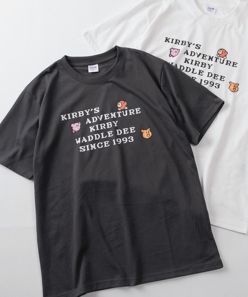 make a ray!(メイク ア レイ!)の「【71】星のカービィ ワドルディ クイックドライ クルーネックTシャツ/ユニセックス/レディース/メンズ(S)(Tシャツ/カットソー・レディース・ネイビー/ピンク/チャコールグレー/オレンジ/アイボリー/グレー系その他/ブラック/ブルー系その他/ベージュ/グレー系その他2/ブルー/アッシュグレー/ブラック系その他/ライトグレー/ホワイト系その他/ホワイト・L/M)」の10枚目の写真
