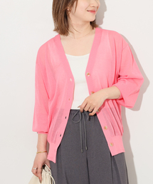 JOURNAL STANDARD relume（ジャーナルスタンダード　レリューム）の「《追加 / 新色》サマーニットVネックカーディガン（カーディガン/ボレロ）」