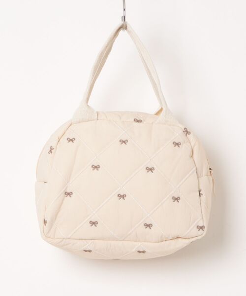 VIBGYOR(ヴィブジョー)の「Mignonjour/リボンキルティングミニバッグ M2907(ハンドバッグ・レディース・ブラック/ブラウン/ピンク/ホワイト・FREE)」の13枚目の写真