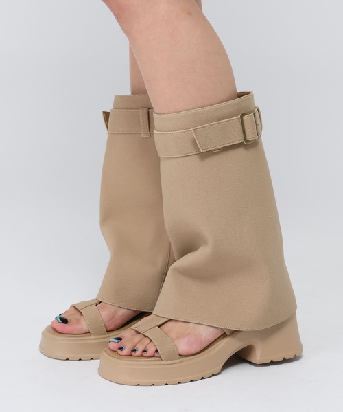 3.3 Field Trip （3.3フィールドトリップ）の「3.3 Field Trip／カバー付きサンダル（サンダル・レディース・ベージュ/ブラック・SMALL/MEDIUM/LARGE/X-LARGE）」の22枚目の写真