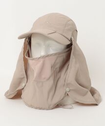 ALTROSE（アルトローズ）の「【3WAY】UVカット フェイスガード＆ネックカバー付き ワークキャップ（取り外し可能）（サンバイザー）」