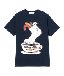 TOKYO CULTUART by BEAMS | かこまき / アチチ片足コーヒー T-Shirt(Tシャツ/カットソー)