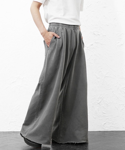 MinoriTY(マイノリティ)の「【MinoriTY】スウェット2タックワイドスラックス セミワイドパンツ 春服 メンズ(チノパンツ・メンズ・グレー系その他/グレー/ブラック系その他・L/LL/M)」の10枚目の写真