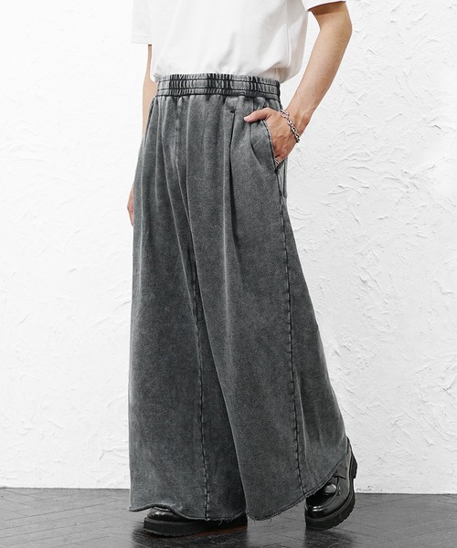 MinoriTY(マイノリティ)の「【MinoriTY】スウェット2タックワイドスラックス セミワイドパンツ 春服 メンズ(チノパンツ・メンズ・グレー系その他/グレー/ブラック系その他・L/LL/M)」の14枚目の写真