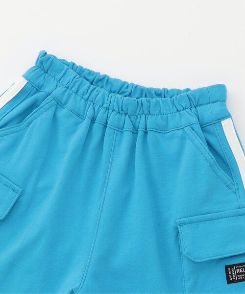BREEZE（ブリーズ）の「ネオンカーゴハーフパンツ（カーゴパンツ・キッズ・オレンジ/ブラック/ブルー・80/90/100/110/120/130/140）」の6枚目の写真