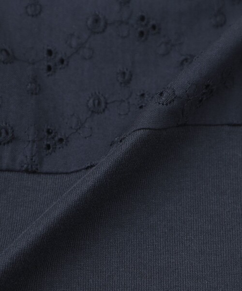 MACKINTOSH PHILOSOPHY(マッキントッシュ フィロソフィー)の「レーススリーブカットソー(Tシャツ/カットソー・レディース・ダークネイビー/ホワイト・38)」の9枚目の写真