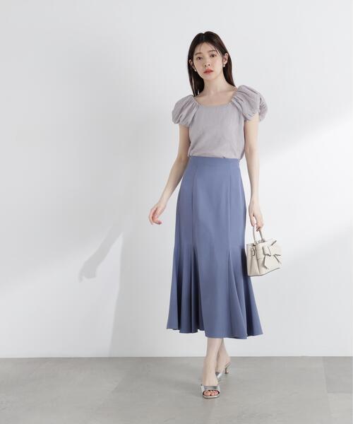 PROPORTION BODY DRESSING(プロポーションボディドレッシング)の「バルーンスリーブブラウス / 1216110508(シャツ/ブラウス・レディース・グレー/ブラウン系その他/ホワイト・MEDIUM/SMALL)」の7枚目の写真