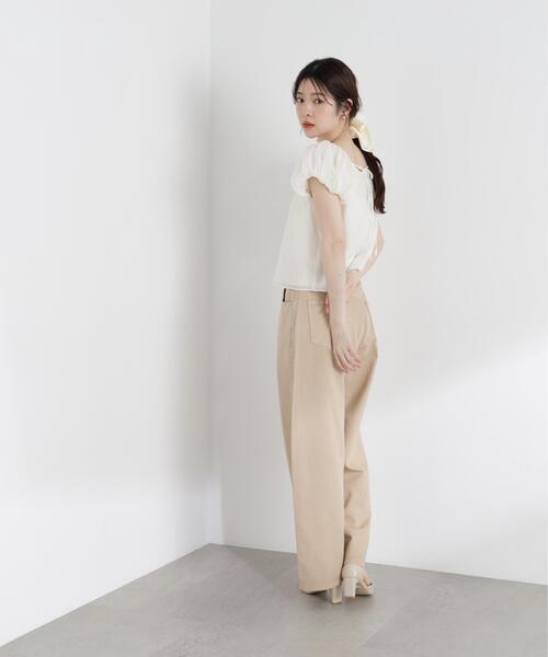 PROPORTION BODY DRESSING(プロポーションボディドレッシング)の「バルーンスリーブブラウス / 1216110508(シャツ/ブラウス・レディース・グレー/ブラウン系その他/ホワイト・MEDIUM/SMALL)」の21枚目の写真