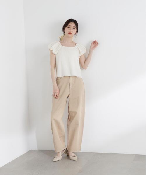 PROPORTION BODY DRESSING(プロポーションボディドレッシング)の「バルーンスリーブブラウス / 1216110508(シャツ/ブラウス・レディース・グレー/ブラウン系その他/ホワイト・MEDIUM/SMALL)」の22枚目の写真