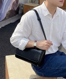 B.R.U | フェイクレザー2WAYスクエアバッグ(ショルダーバッグ)