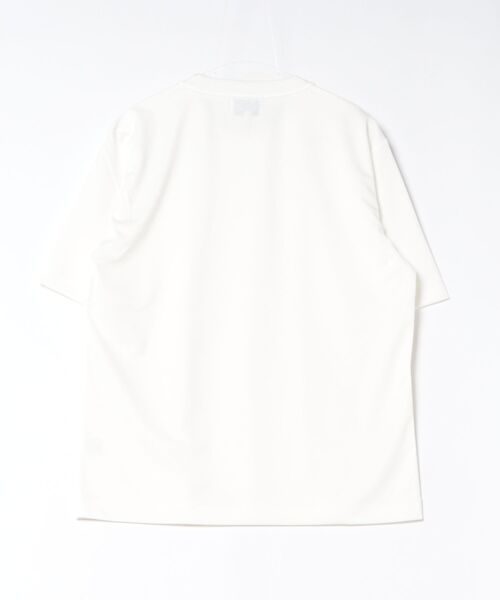 UNION STATION（ユニオンステーション）の「ニット×ポンチコンビハーフスリーブTシャツ＜ストレッチ・マシンウォッシャブル＞（Tシャツ/カットソー・メンズ・ブラック/ブルー/ホワイト・L/LL/M）」の21枚目の写真