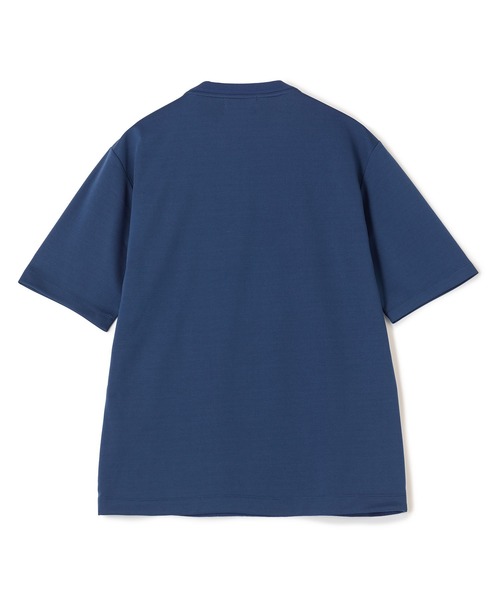 UNION STATION（ユニオンステーション）の「ニット×ポンチコンビハーフスリーブTシャツ＜ストレッチ・マシンウォッシャブル＞（Tシャツ/カットソー・メンズ・ブラック/ブルー/ホワイト・L/LL/M）」の20枚目の写真