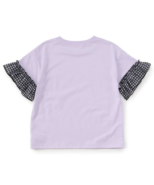 algy(アルジー)の「【puchily プチプラライン】シフォンフリル半袖Tシャツ(Tシャツ/カットソー・キッズ・オフホワイト/ネイビー/ラベンダー・160/150/140/130/120)」の18枚目の写真