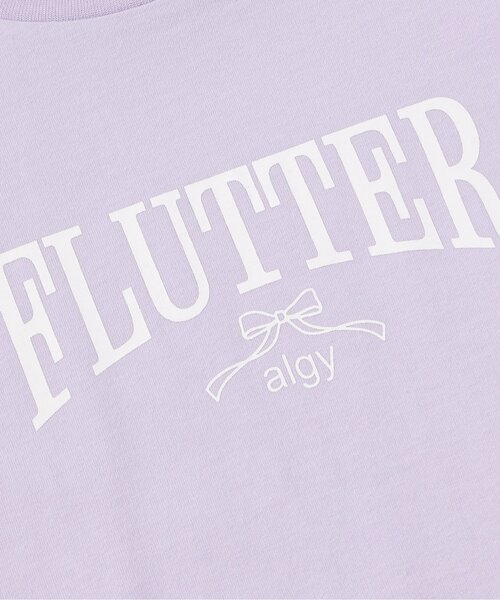 algy(アルジー)の「【puchily プチプラライン】シフォンフリル半袖Tシャツ(Tシャツ/カットソー・キッズ・オフホワイト/ネイビー/ラベンダー・160/150/140/130/120)」の6枚目の写真