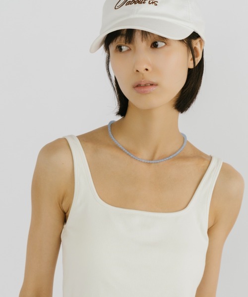 duei(デュイ)の「カップ付スクエアネックタンクトップ/接触冷感/抗菌防臭/UV(タンクトップ・レディース・ブラック/ホワイト・FREE)」の3枚目の写真