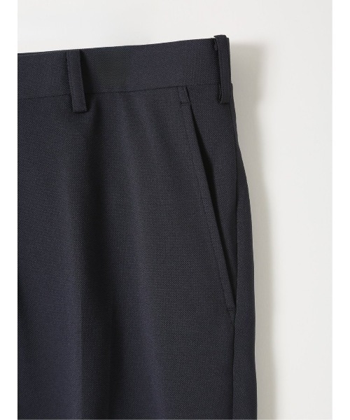 TAKA-Q（タカキュー）の「スラックス メンズ ビジネス パンツ ストレッチ 吸水速乾 防しわ ウォッシャブル レギュラー ノータック テーパード セットアップ可能 （スーツパンツ・メンズ・ネイビー・S/MEDIUM/LARGE/X-LARGE/3L）」の9枚目の写真