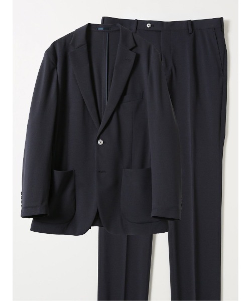 TAKA-Q（タカキュー）の「スラックス メンズ ビジネス パンツ ストレッチ 吸水速乾 防しわ ウォッシャブル レギュラー ノータック テーパード セットアップ可能 （スーツパンツ・メンズ・ネイビー・S/MEDIUM/LARGE/X-LARGE/3L）」の7枚目の写真