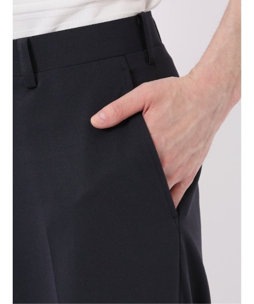 TAKA-Q（タカキュー）の「スラックス メンズ ビジネス パンツ ストレッチ 吸水速乾 防しわ ウォッシャブル レギュラー ノータック テーパード セットアップ可能 （スーツパンツ・メンズ・ネイビー・S/MEDIUM/LARGE/X-LARGE/3L）」の13枚目の写真