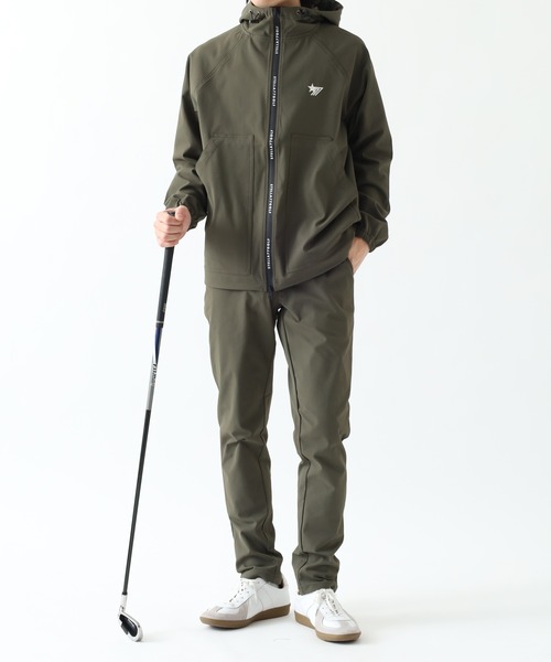 stella77golf(ステラセブンティーンセブンゴルフ)の「WX-barrierJKT&PTセットアップ(セットアップ・メンズ・ネイビー/カーキ/ブラック・XXL/XL/L)」の2枚目の写真