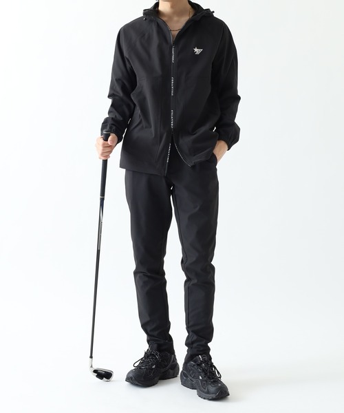 stella77golf(ステラセブンティーンセブンゴルフ)の「WX-barrierJKT&PTセットアップ(セットアップ・メンズ・ネイビー/カーキ/ブラック・XXL/XL/L)」の1枚目の写真