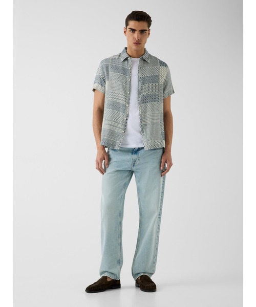 Guess(ゲス)の「MALIK Patchwork Jacquard Shirt シャツ(シャツ/ブラウス・メンズ・その他・SMALL/X-LARGE/MEDIUM/LARGE)」の4枚目の写真
