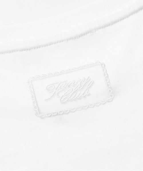 FANCY CLUB（ファンシークラブ）の「【FANCY CLUB】CLEF SYMBOL TEE / 【ファンシークラブ】クレフシンボル音符プリント半袖Tシャツ（Tシャツ/カットソー・レディース・ミント/ホワイト・ONE SIZE）」の11枚目の写真