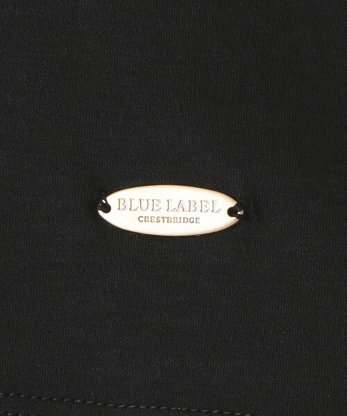 BLUE LABEL CRESTBRIDGE(ブルーレーベルクレストブリッジ)の「【接触冷感】シルケットスムースレーススリーブカットソー(Tシャツ/カットソー・レディース・ホワイト/ブラック・40/38)」の17枚目の写真