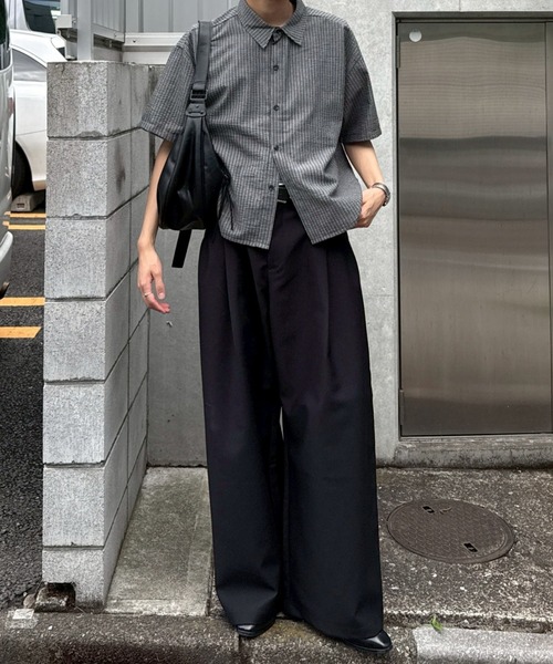 Chikashitsu +(チカシツプラス)の「【Chikashitsu +】half moon crossbody bag / 【チカシツプラス】ハーフムーンクロスボディーショルダーバッグ(ショルダーバッグ・メンズ・ブラック・ONE SIZE)」の21枚目の写真