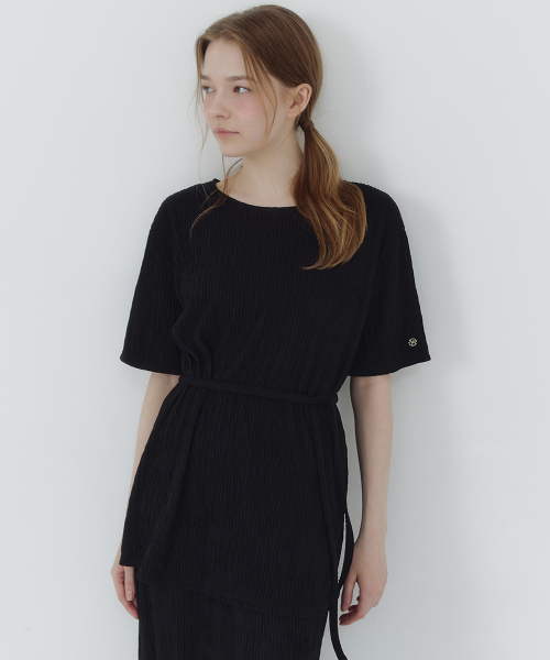 MICANE（ミケーネ）の「リロリンクルTスカートセットアップ（ワンピース・レディース・クリーム/ブラック・MEDIUM/LARGE/X-LARGE/SMALL）」の6枚目の写真
