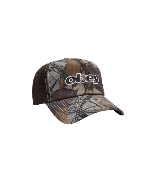 OBEY(オベイ)の「OBEY FORM TRUCKER(キャップ・メンズ・レッド/カーキ/ブラック・FREE)」の2枚目の写真