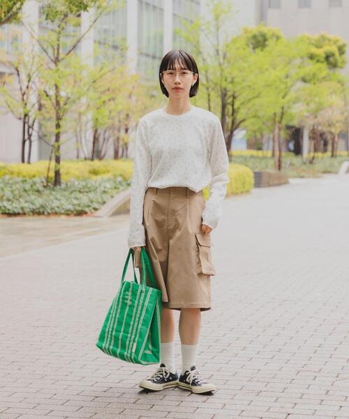 URBAN RESEARCH DOORS（アーバンリサーチドアーズ）の「『スタッフ企画』ハーフカーゴパンツ（その他パンツ・レディース・ブラック/ベージュ・MEDIUM/SMALL）」の9枚目の写真