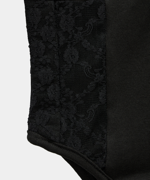 ETRE AU SOMMET(エトレオソメ)の「Bust Line Lace Bodysuit (Black)(Tシャツ/カットソー・レディース・ブラック・FREE)」の10枚目の写真